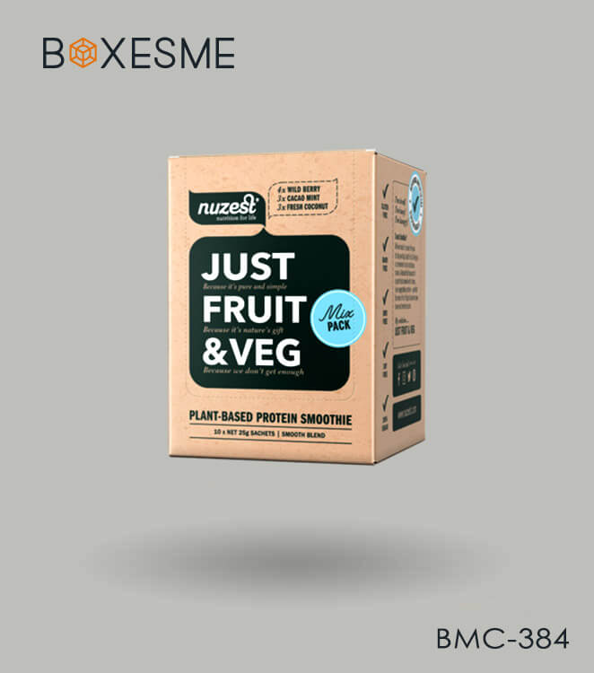 Custom Printed Food Sachet Boxes Packaging Wholesale BoxesMe